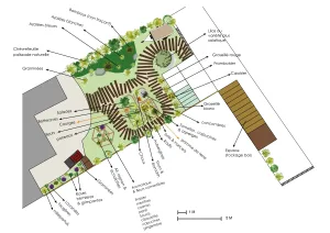 Plan potager permaculture particulier Sensiatys