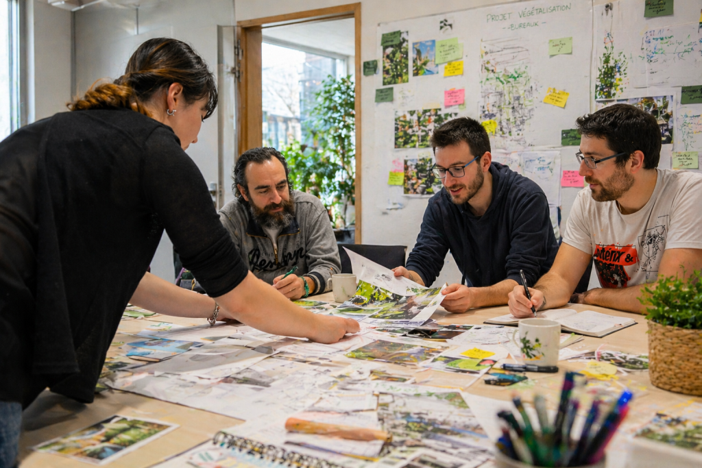 atelier co-conception - lien social, participatif - sensiatys design végétal & soin