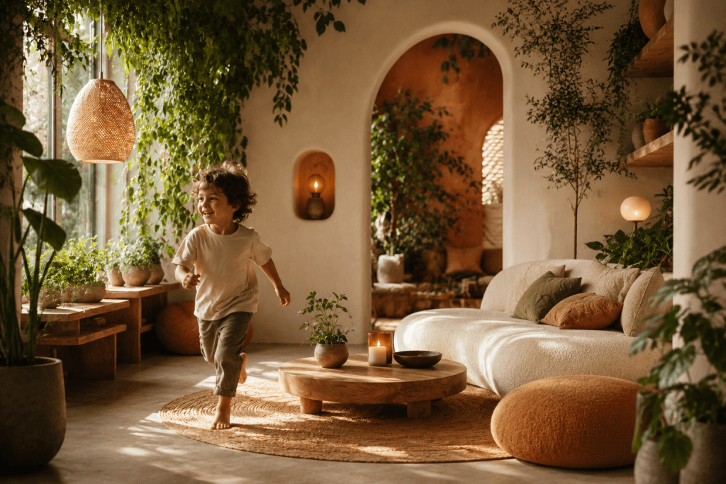 espace vivant et humanisé- végétalisé, lumineux, design végétal sensiatys
